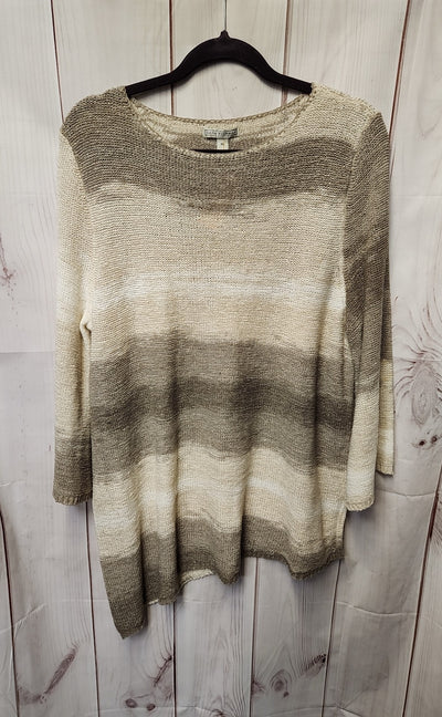 Dana Buchman Women's Size XL Brown Sweater