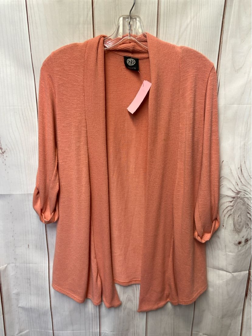 Bobeau Women's Size S Pink Cardigan
