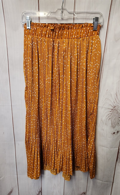 Exlura Women's Size S Orange Skirt