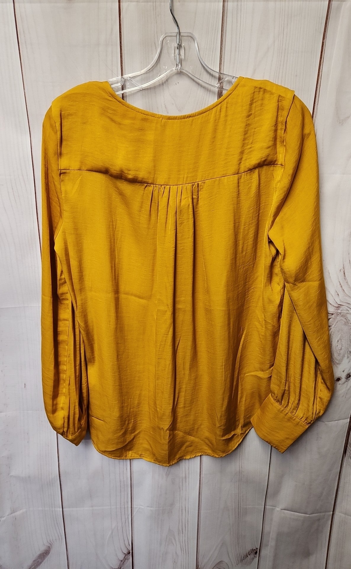 Maison d'Amelie Women's Size S Yellow Long Sleeve Top