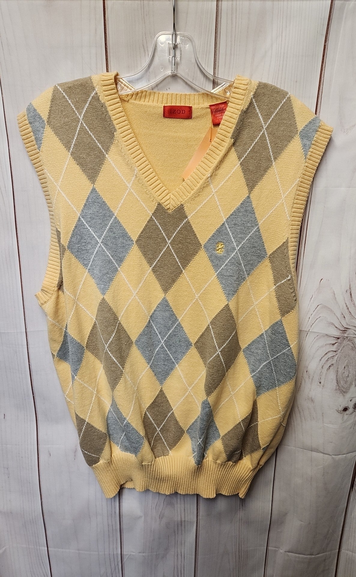 Izod Men's Size L Yellow Vest