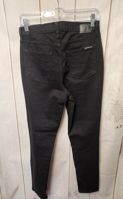 Calvin Klein Women's Size 28 (5-6) Black Jeans High Rise Skinny