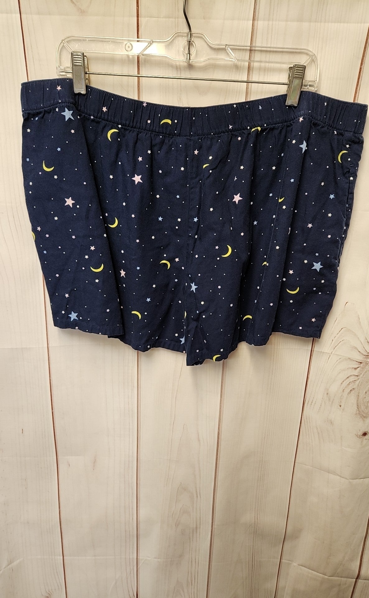 Joyspun Women's Size 2X Navy PJ Bottoms