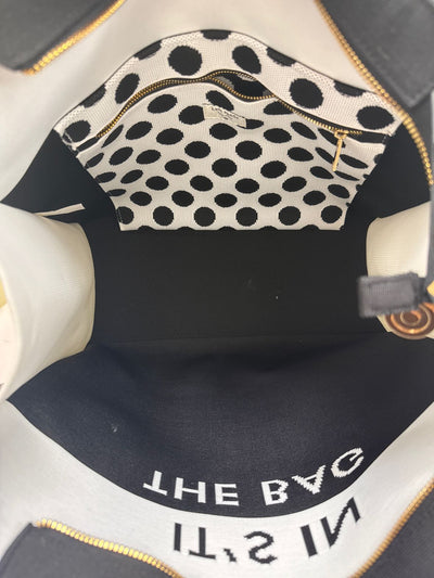 NWT Kate Spade Black & White Tote Bag