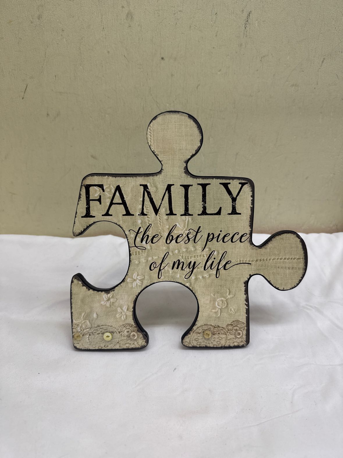 Puzzle Piece Wall Hanging