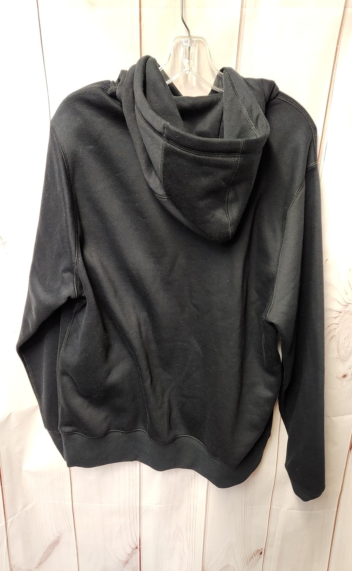 Nike Men's Size M Black Club Fleece FN3104-010 Orange Blue Sweatshirt Hoodie
