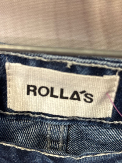 Rolla's Women's Size 25 (0) Blue Shorts Dusters High Rise Slim
