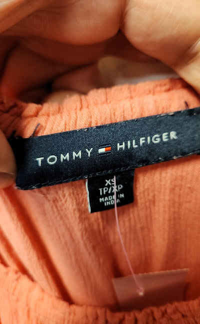 Tommy Hilfiger Women's Size XS Pink 3/4 Sleeve Top