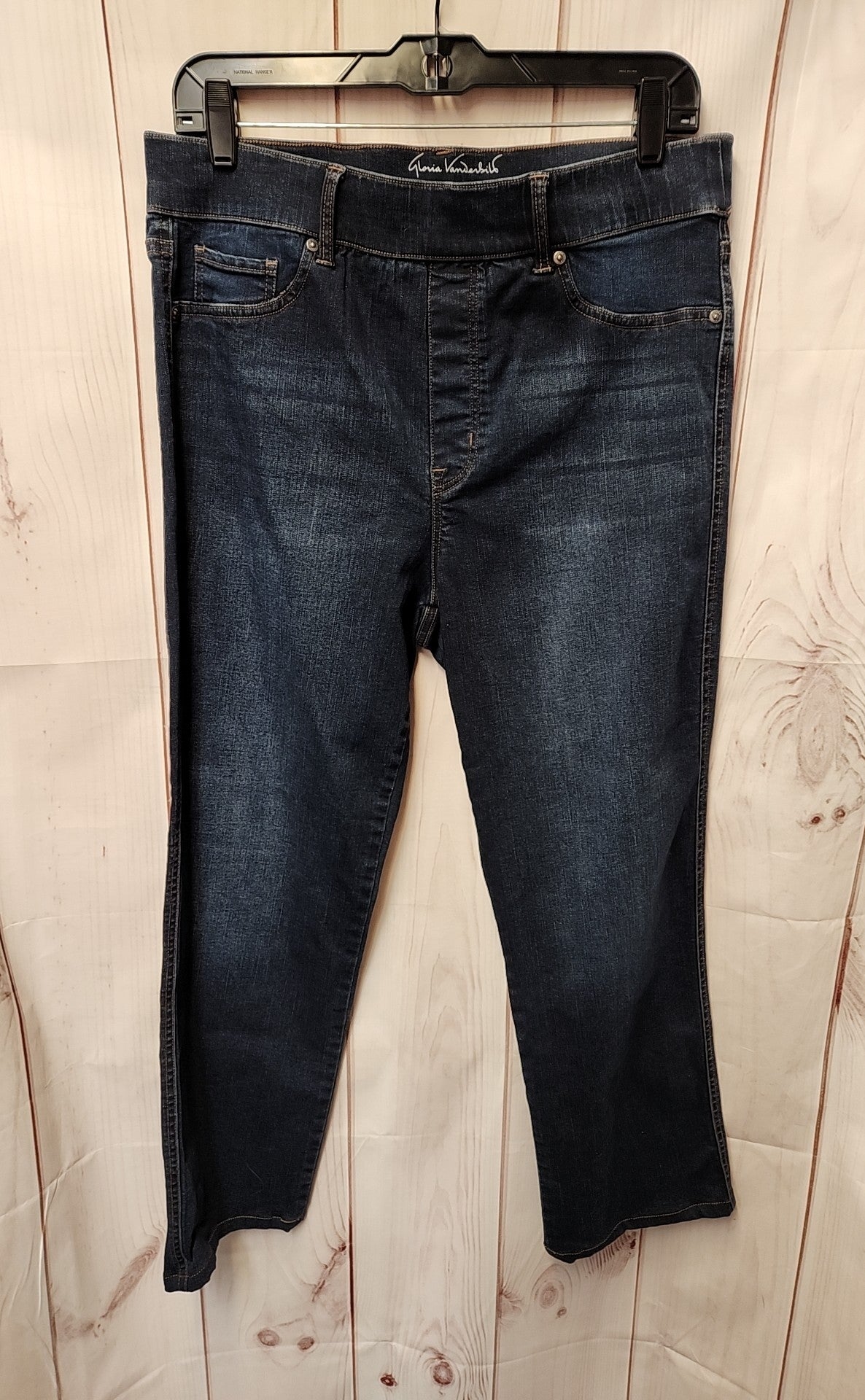 Gloria Vanderbilt Women's Size 32 (13-14) Blue Jeans High Rise Straight