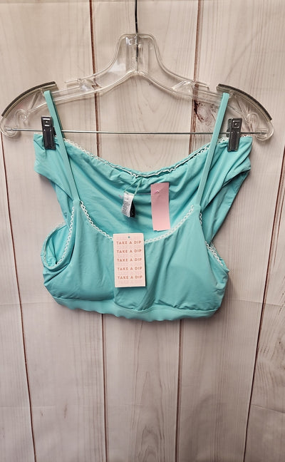 NWT Dippin Daisys Women's Size L Light Blue Bikini
