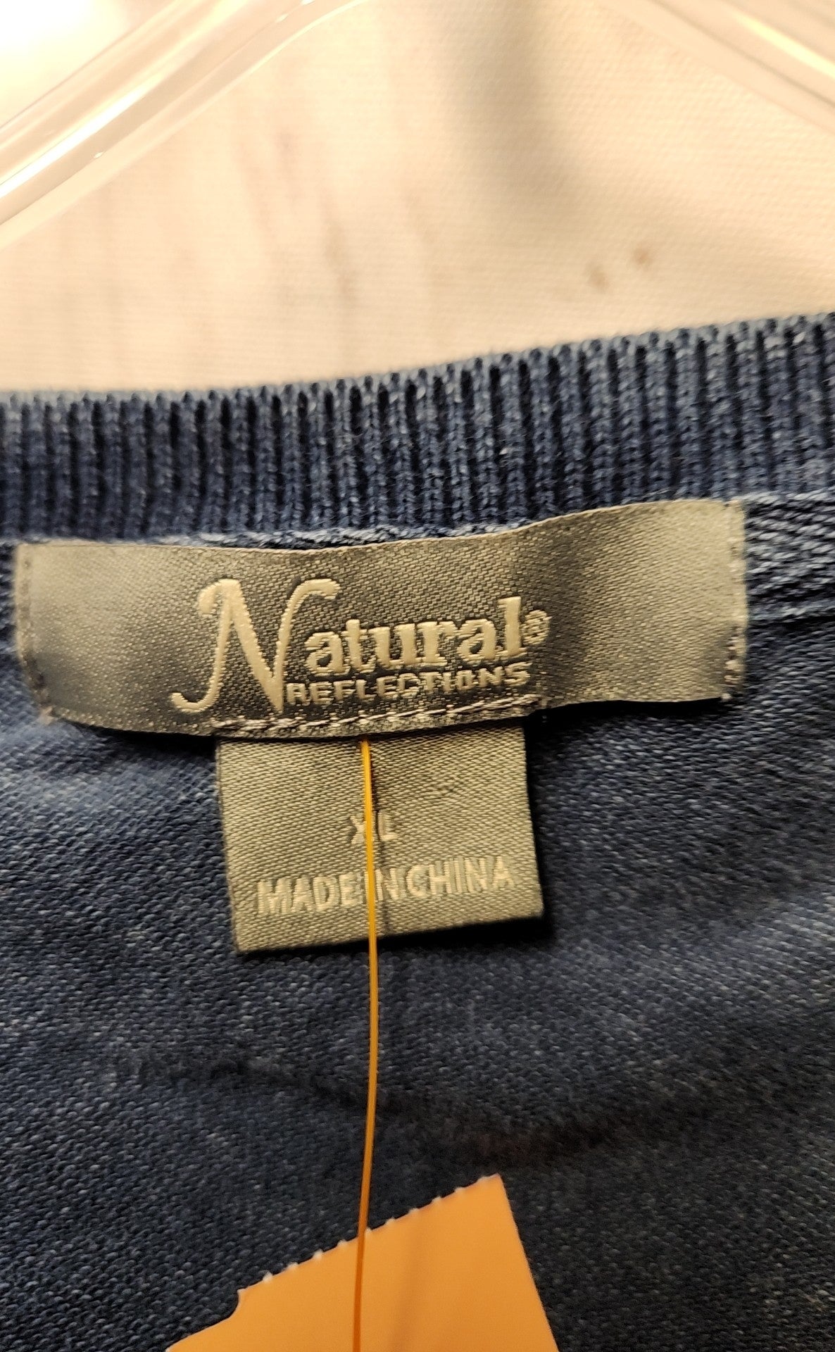 Natural Women's Size XL Blue Sweatshirt