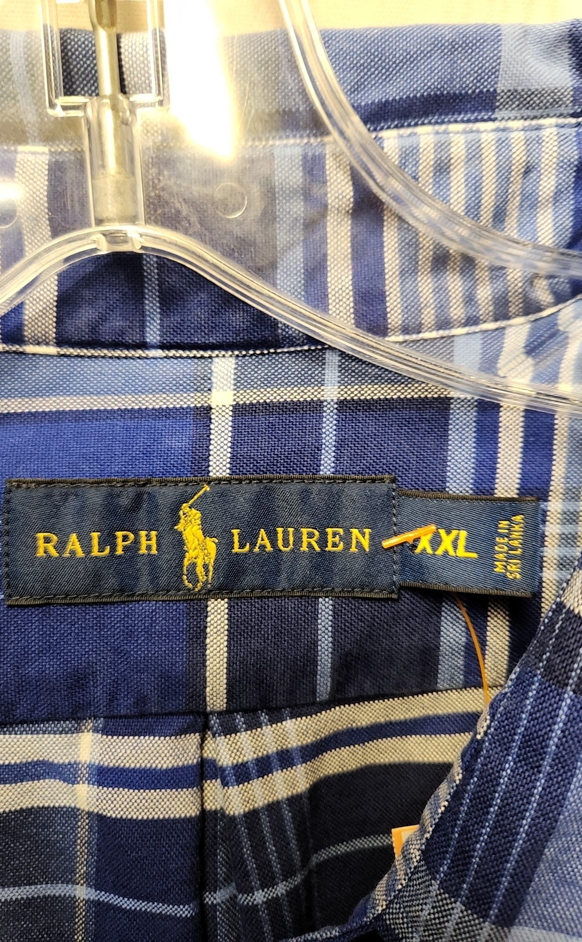 Ralph Lauren Men's Size XXL Blue Shirt
