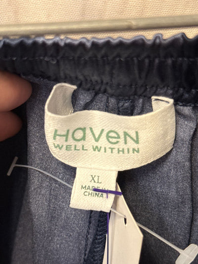 NWT Haven Well Within Women's Size XL Navy PJ Bottoms