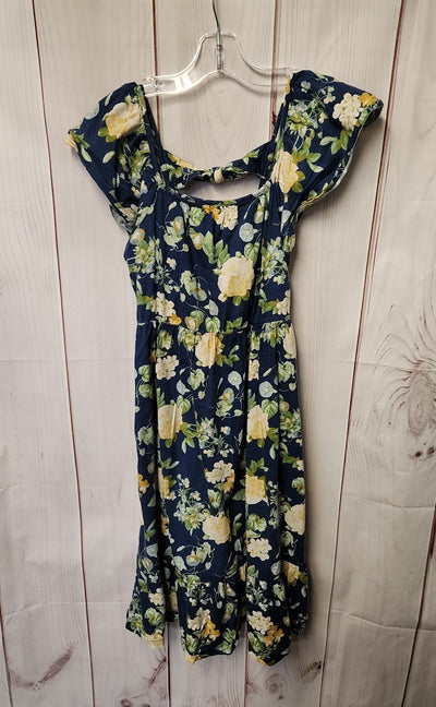 Old Navy Girl's Size 10/12 Navy Dress