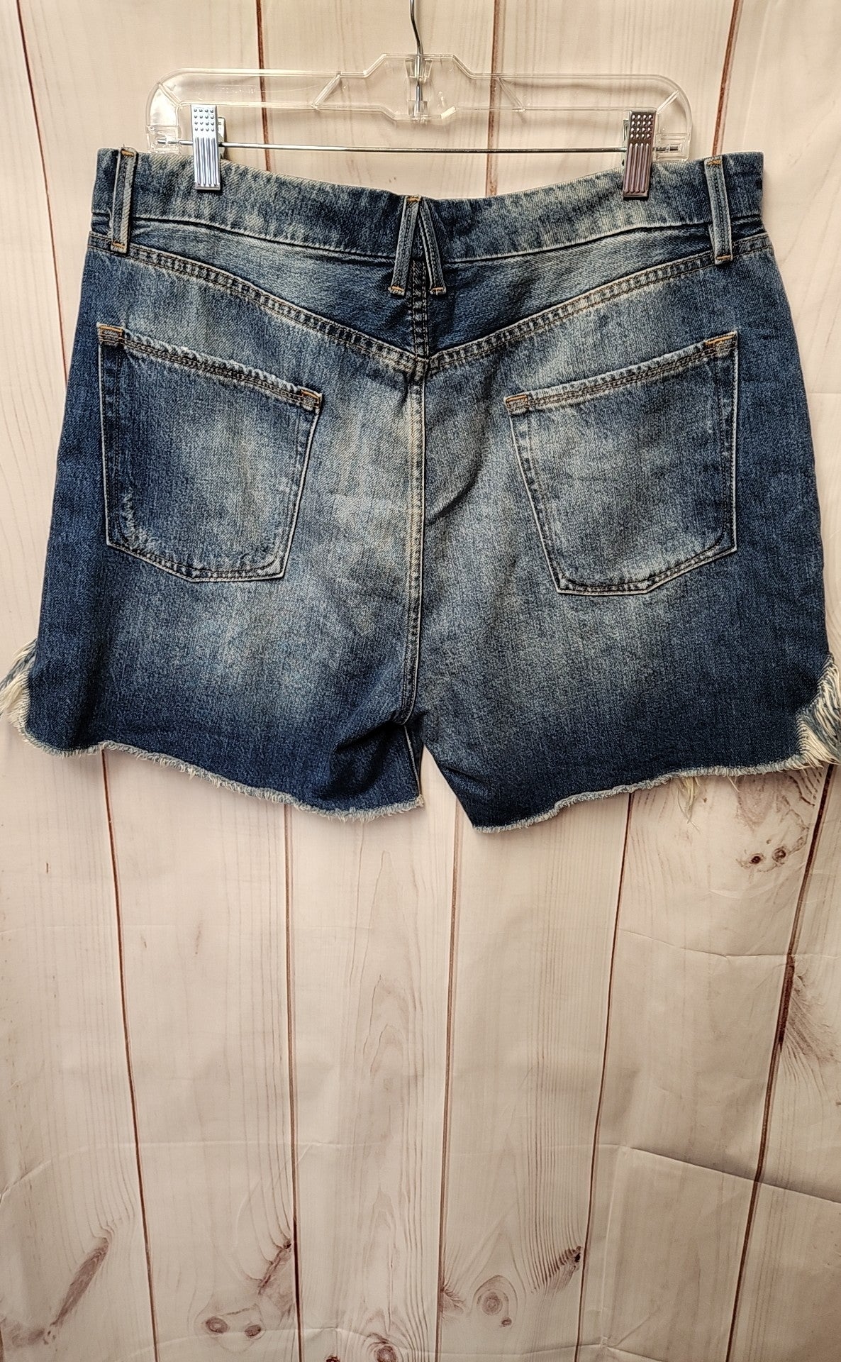 Good American Women's Size 32 (13-14) Blue Shorts