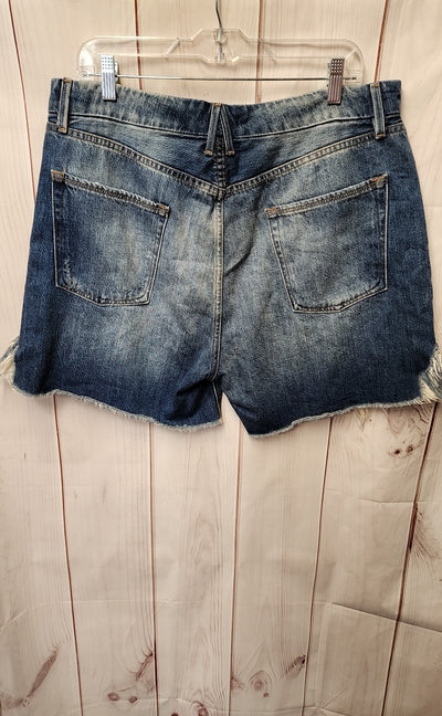 Good American Women's Size 32 (13-14) Blue Shorts