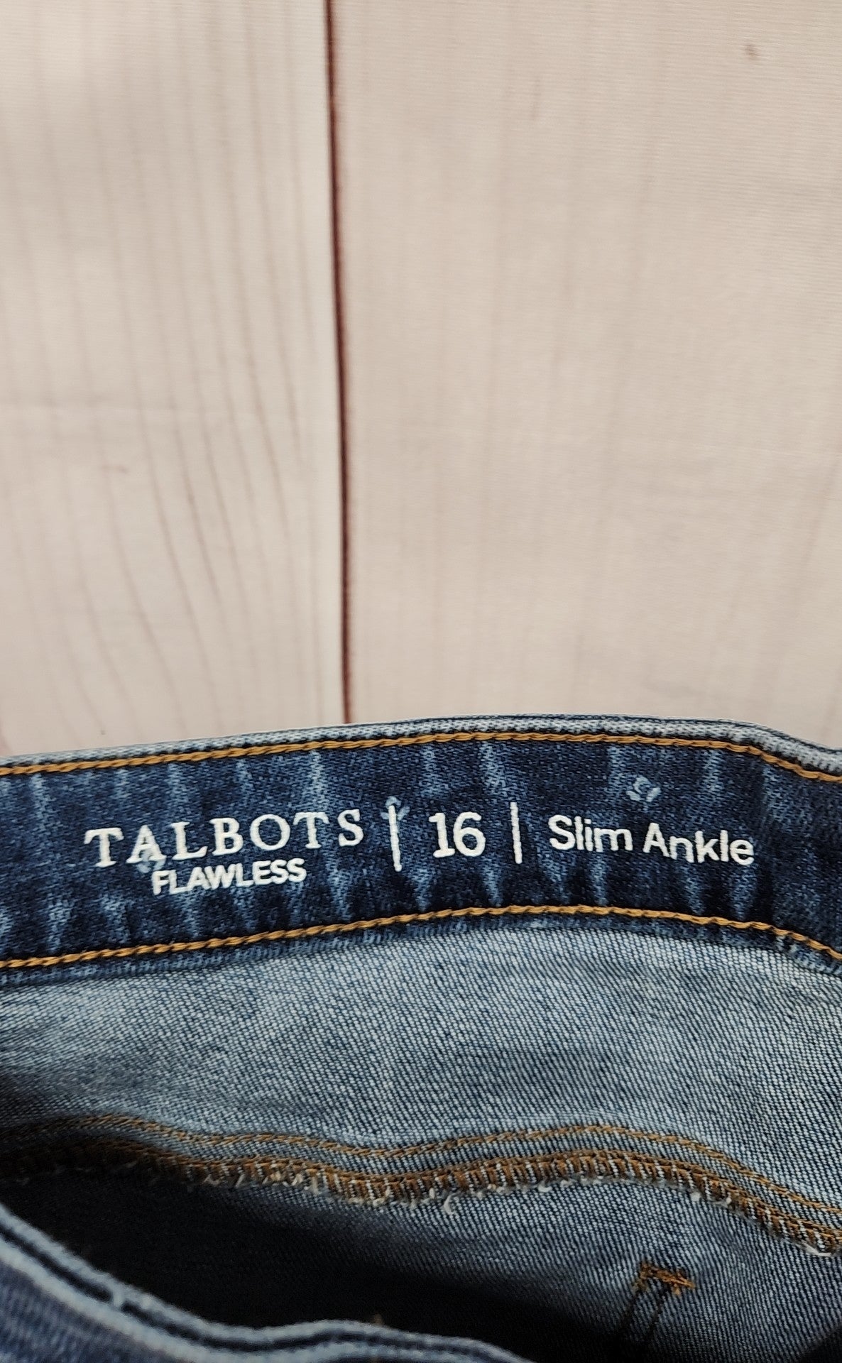 Talbots Women's Size 33 (15-16) Slim Ankle Blue Jeans