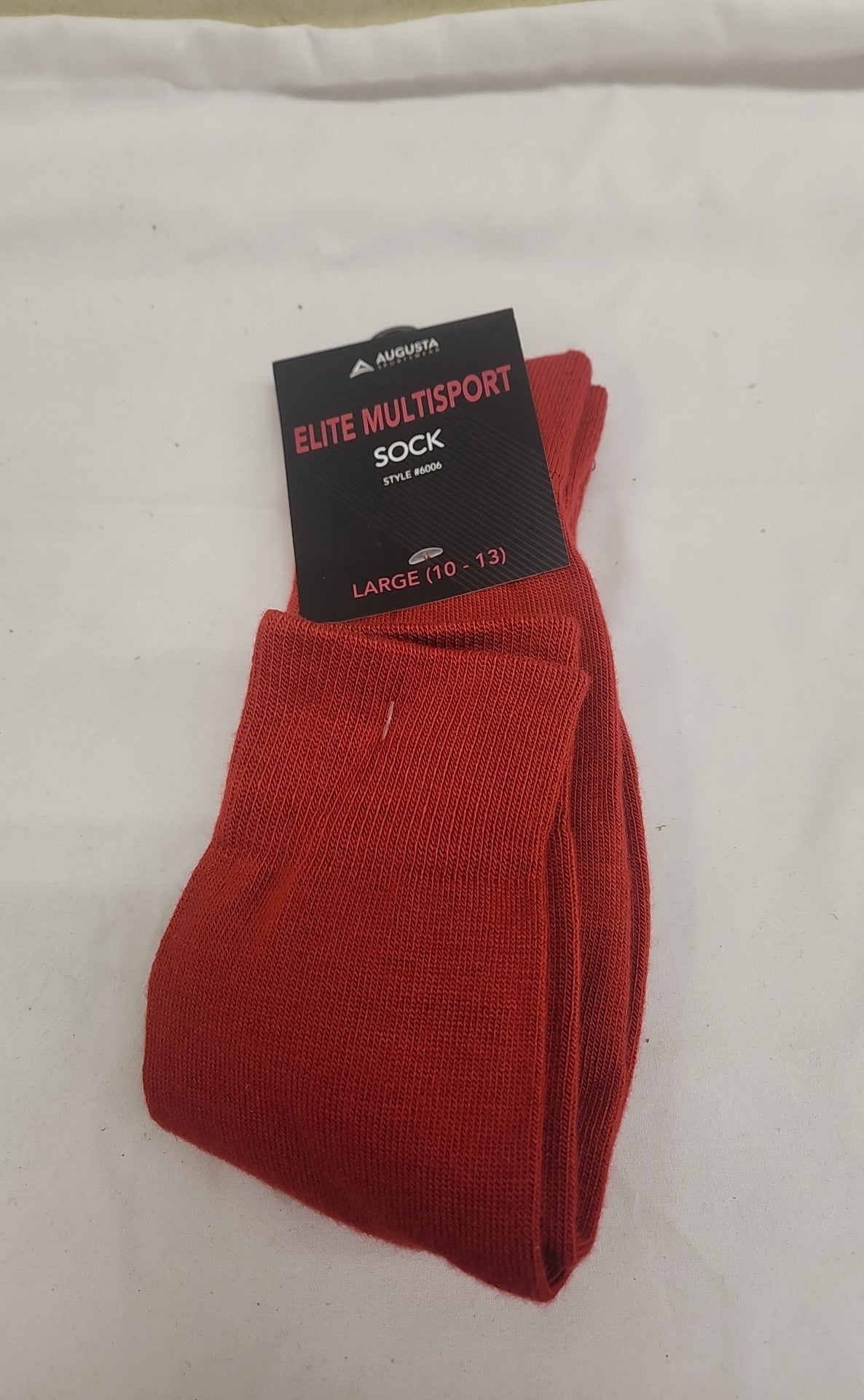 NWT Augusta Size L Red Socks