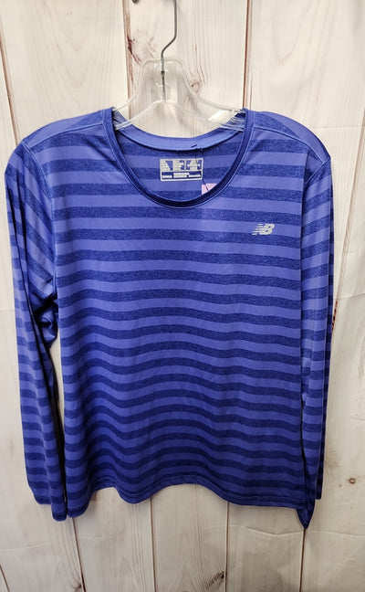 New Balance Women's Size L Purple Long Sleeve Top