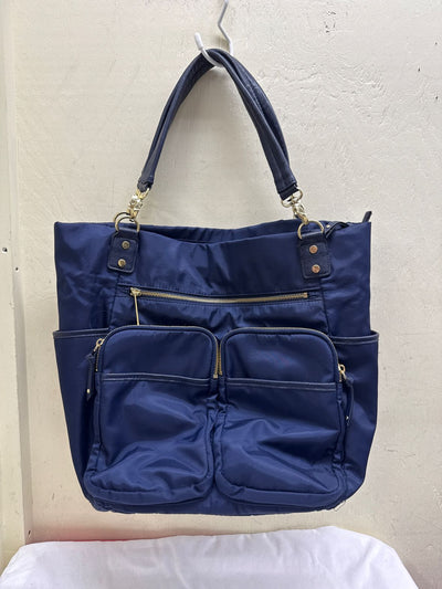 Olivia & Joy Navy Nylon Tote Bag
