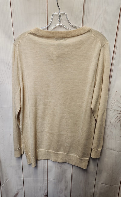 NWT J Crew Women's Size XL Beige Sweater