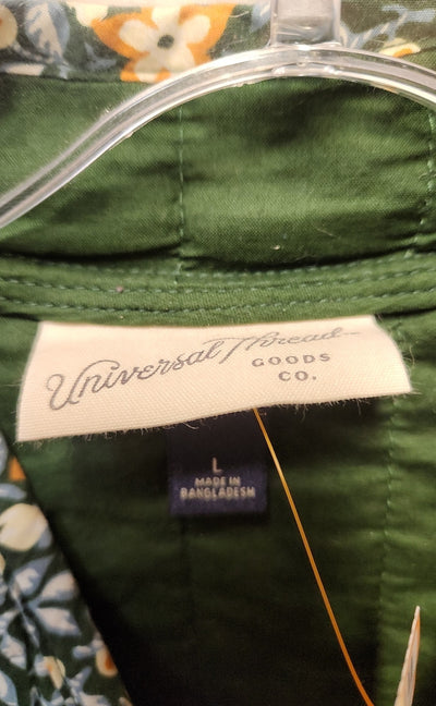Universal Thread Women's Size L Green Floral Jacket
