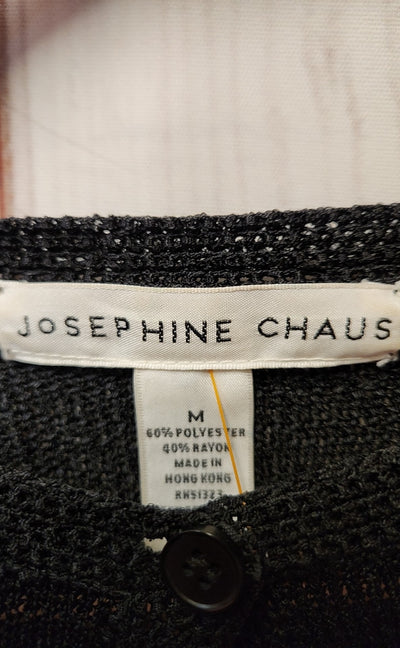 Josephine Chaus Women's Size M Black Cardigan