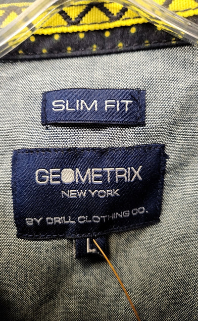 Geometrix Men's Size L Navy Shirt