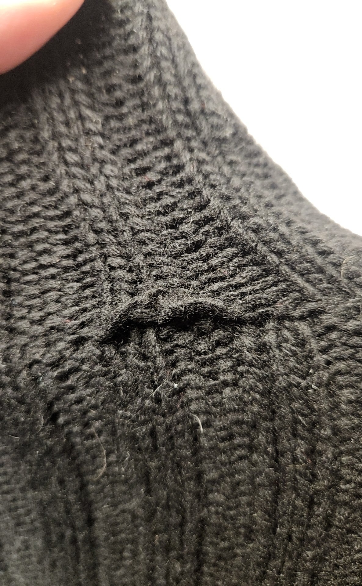 Ralph Lauren Purple Label Women's Size M Black Sweater - As Is hole at collar