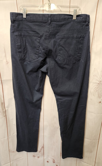 Perry Ellis Men's Size 36x32 Navy Pants Slim Fit Stretch