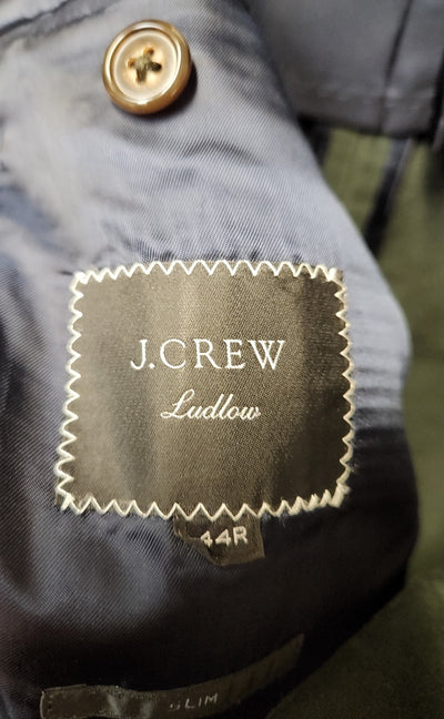J Crew Men's Size 44 Green Sport Coat