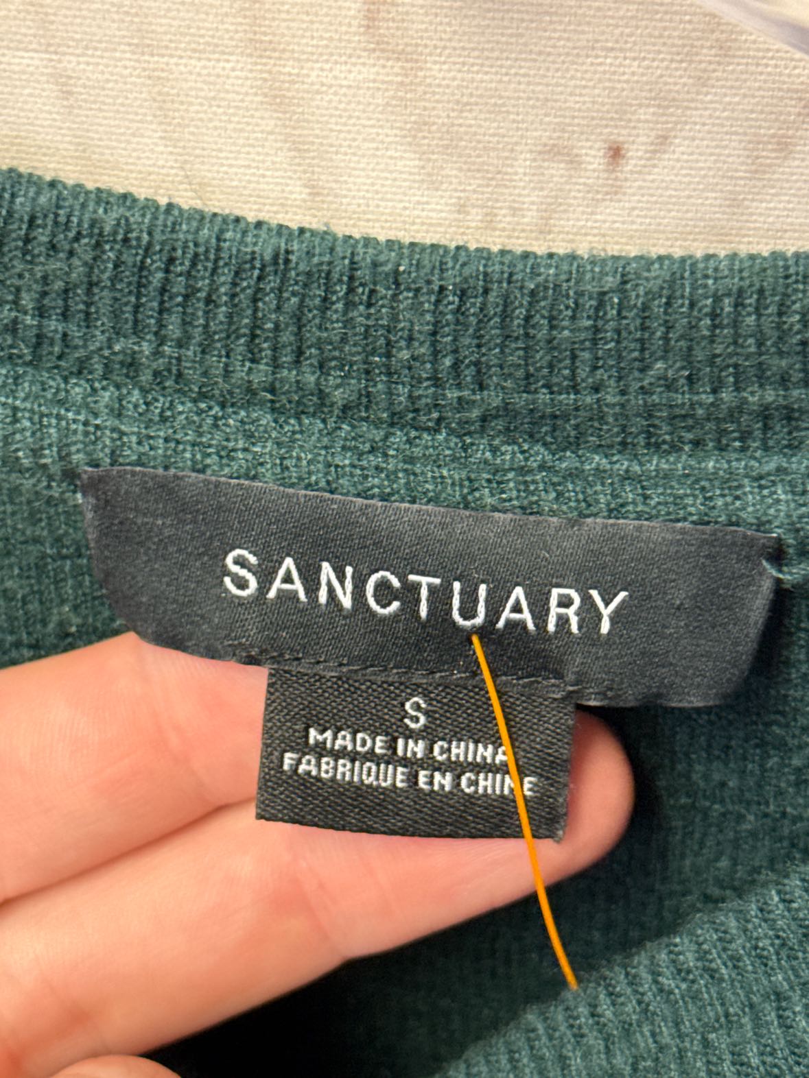 Sanctuary Women's Size S Green Sweater