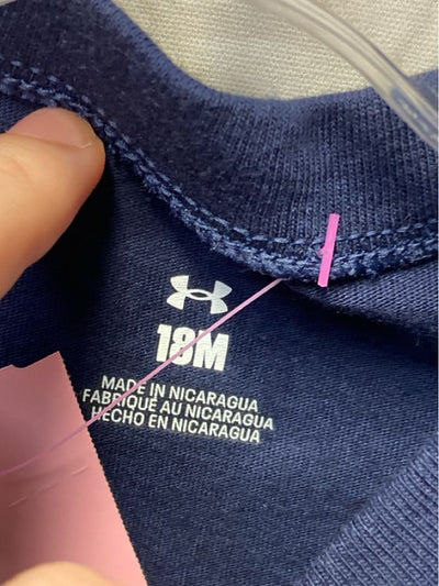NWT Under Armour Boy's Size 18 Navy Shirt
