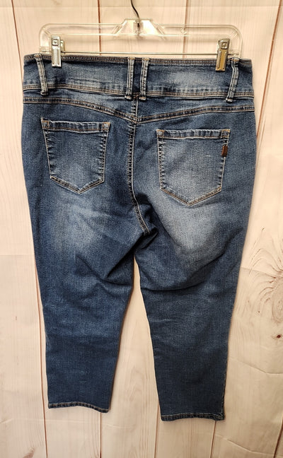 1822 Women's Size 32 (13-14) Blue Jeans