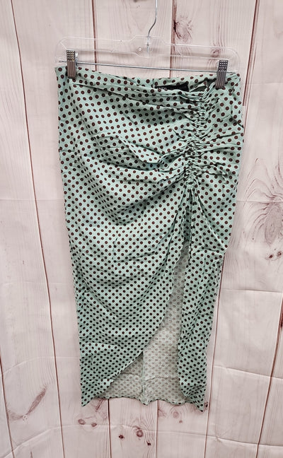 Zara Women's Size M Green Skirt