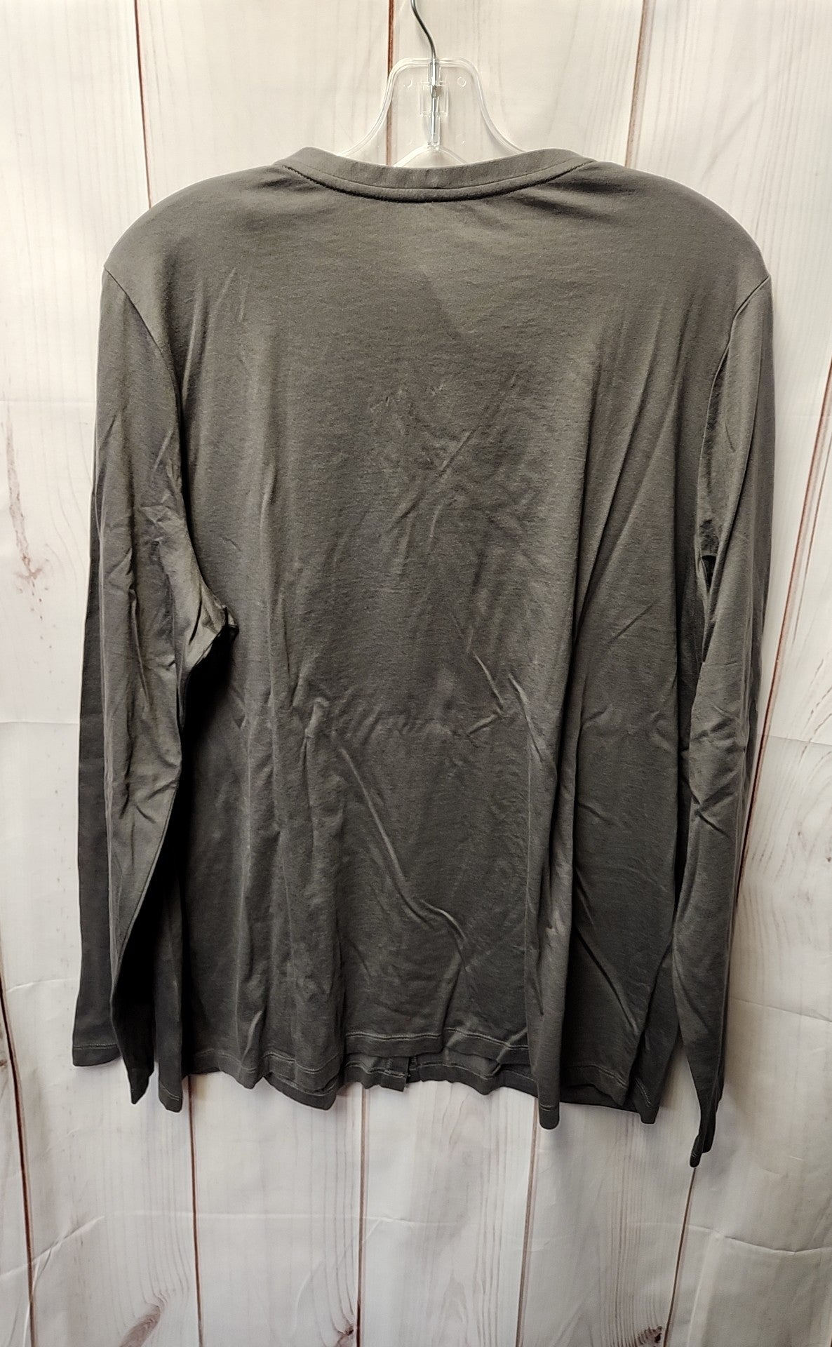 Lands End Women's Size XL Gray Long Sleeve Top