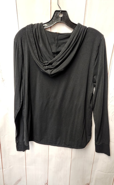 AnyBody Women's Size M Black Long Sleeve Top