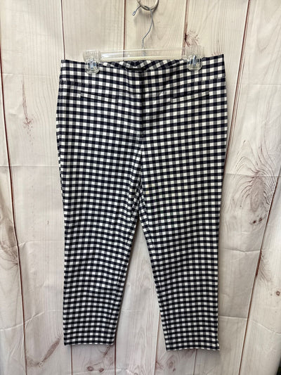 Ann Taylor Women's Size 6 White & Blue Pants