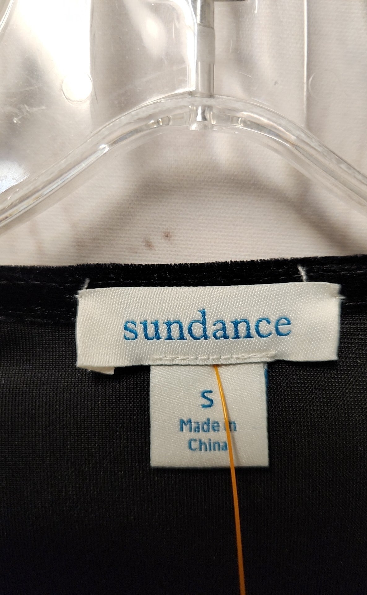 Sundance Women's Size S Black Long Sleeve Top