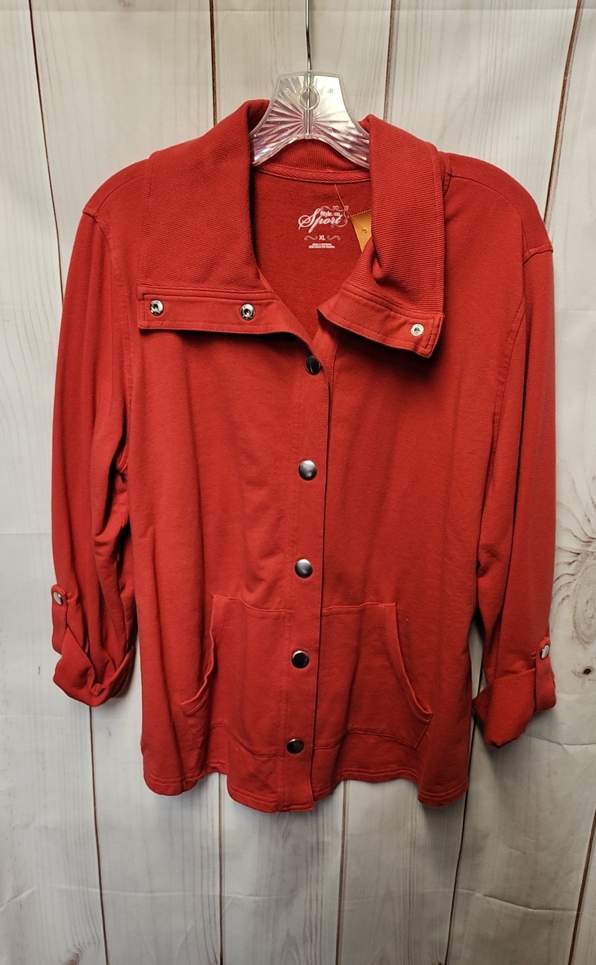 Style & Co Women's Size XL Pink Active Jacket