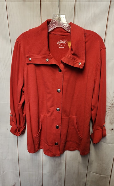 Style & Co Women's Size XL Pink Active Jacket