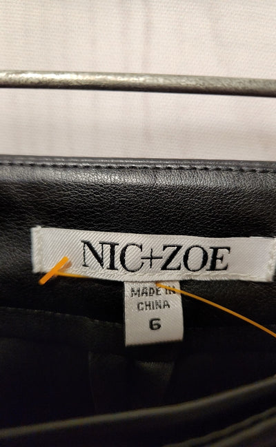 Nic & Zoe Women's Size 6 Black Pants
