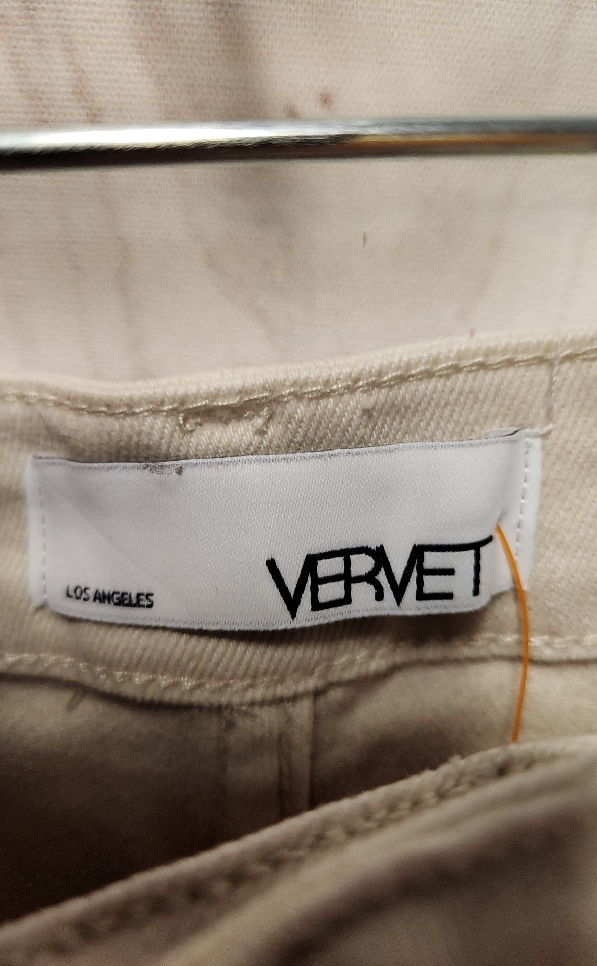 Vervet Women's Size 31 (11-12) White Jeans