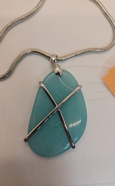 Blue Stone Necklace