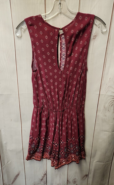 Rewind Women's Size S Pink Romper