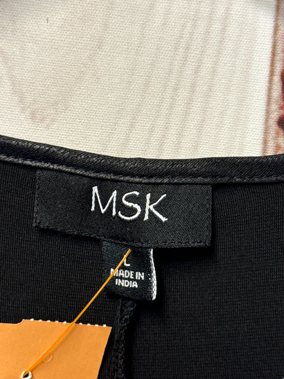Msk Women's Size L Black Dress