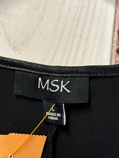 Msk Women's Size L Black Dress