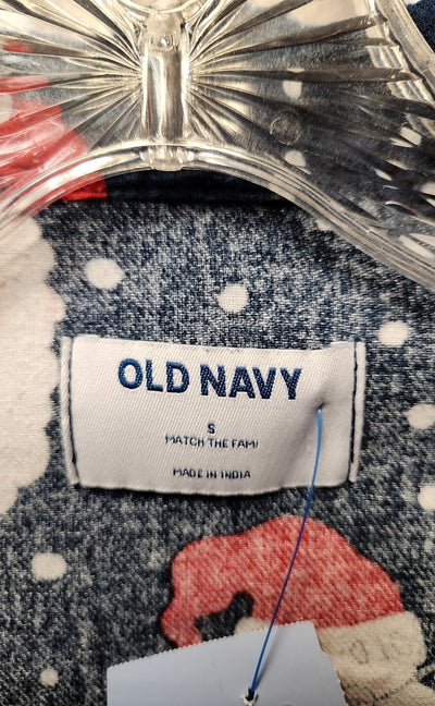 Old Navy Women's Size S Blue Holiday Pajamas