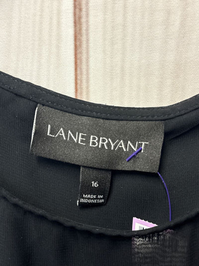 Lane Bryant Women's Size 16 Black Sleeveless Top