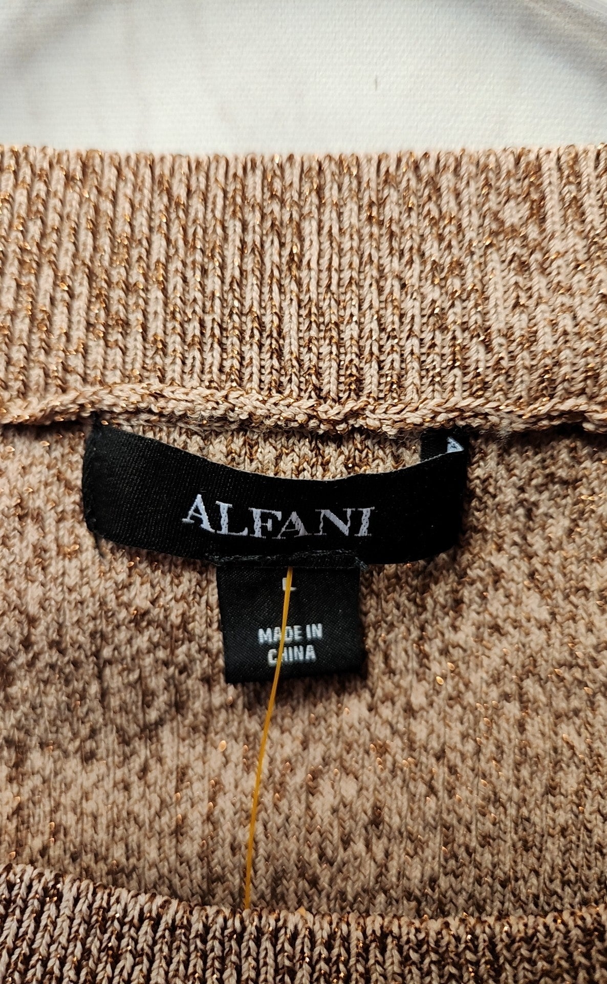 Alfani Women's Size L Brown Sweater